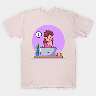 hard work and efficient work T-Shirt